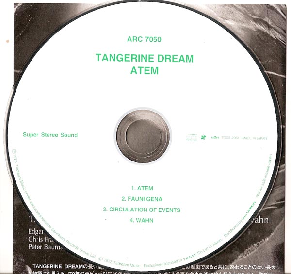 , Tangerine Dream - Atem